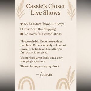 Posh Show Information